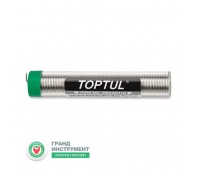 Дріт паяльний (сердечник з каніфолі) олов'яний Ø1мм в тубі EBAA0110 TOPTUL