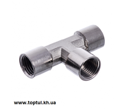 Трійник із внутрішнім різьбленням 1/4” S1277-2