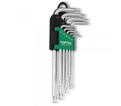 Набір Г-обр. ключів TORX T10-T50 9од. довгих GAAL0914