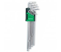 Набір Г-обр. ключів TORX T10-T50 9од. супердл. GAAL0923