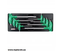 Набір ключів TORX з ручкою L-подібних GAAT0804 Набір ключів TORX з ручкою L-подібних GAAT0804