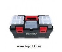 Ящик для інструментів 3 секції (пластик) 445x240x205мм, TBAE0302 TOPTUL