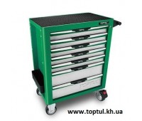 Візок для інструментів (Pro-Plus) 7 секцій (зелений), TCAG0702 TOPTUL Візок для інструментів (Pro-Plus) 7 секцій (зелений), TCAG0702 TOPTUL