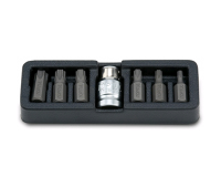 Набір біт 10мм TORX T25-T55 7од. GAAT0705 Набір біт 10мм TORX T25-T55 7од. GAAT0705